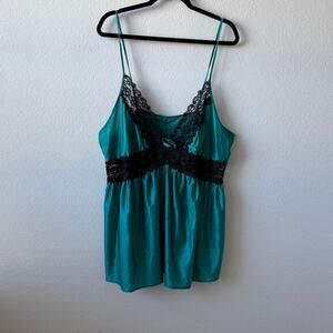 Teal Lingerie Top